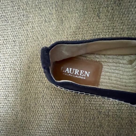 RALPH LAUREN Cameryn Blue Stripe Espadrille - size 8B - Picture 3 of 6
